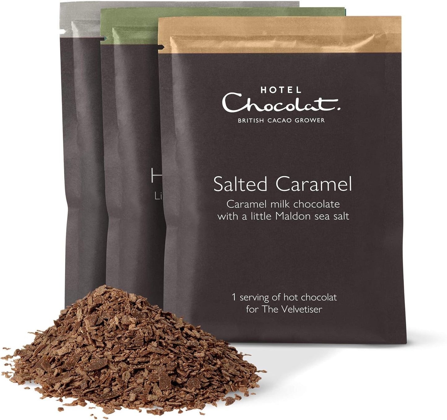 Everything Hot Chocolate Sachet Selection Luxury Chocolate Flakes - Pack of 20
