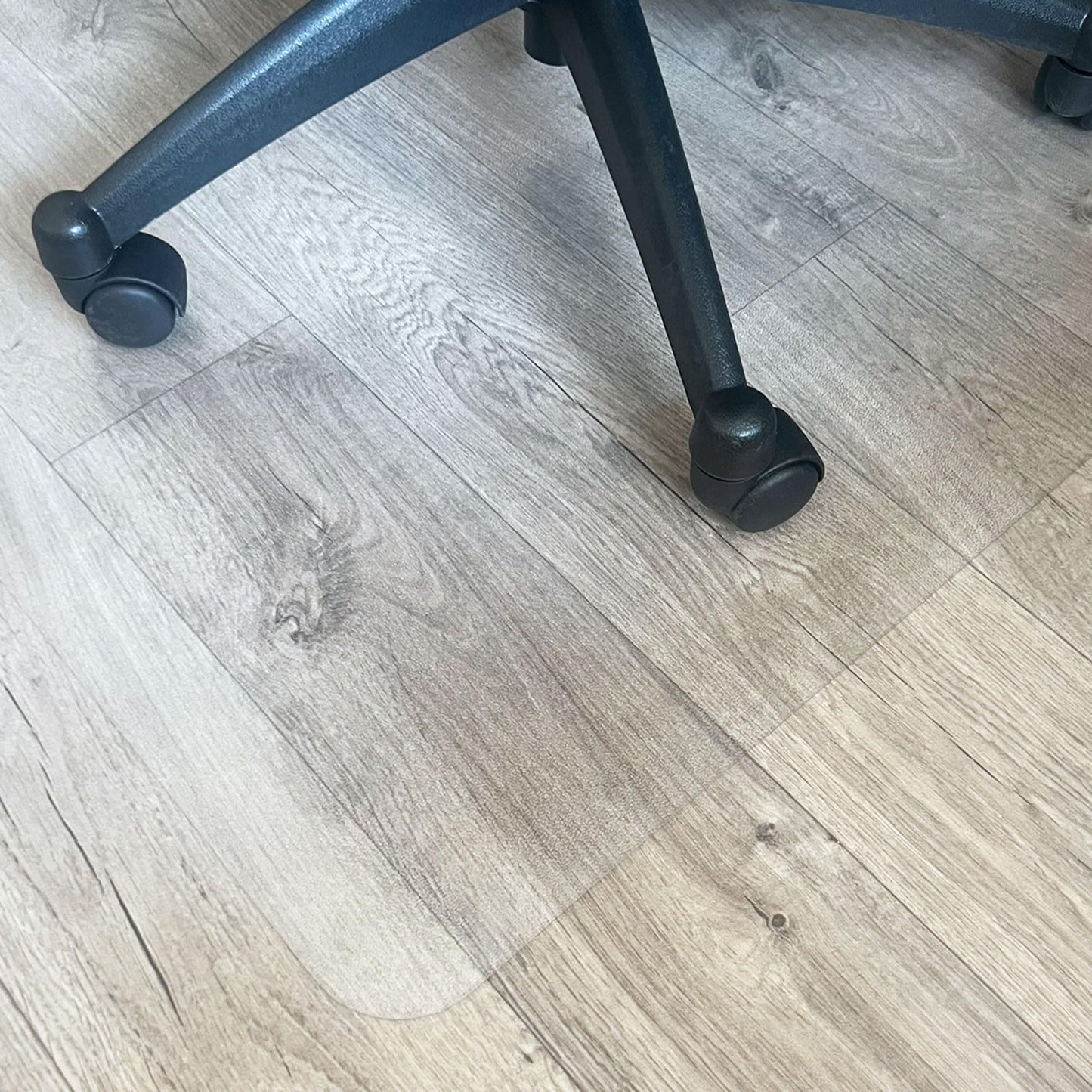 Marvelux Large Enhanced Polymer Office Chair Mat for Hard Floors, 120x150cm