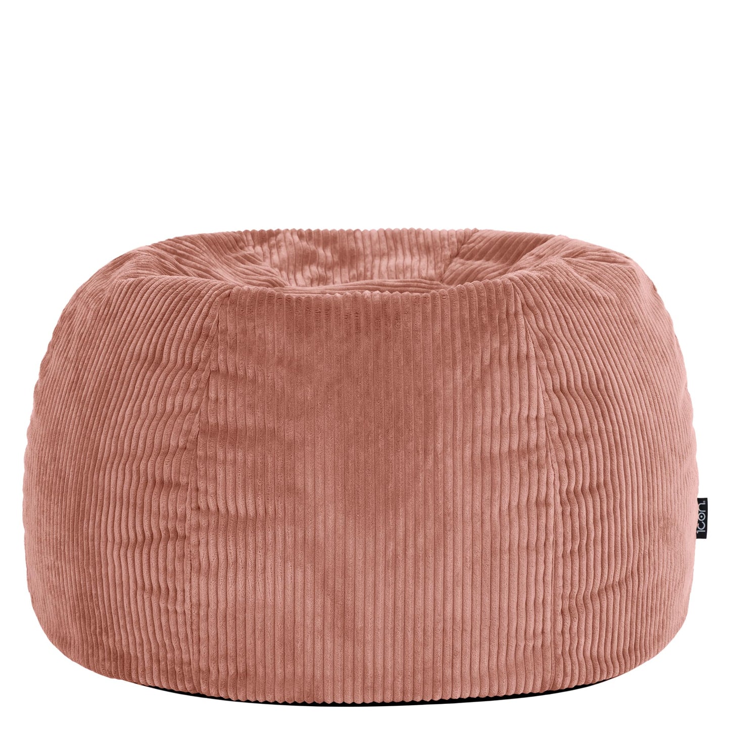 icon Kingston Cord Bean Bag with Filling Included, Set of 2, Pink