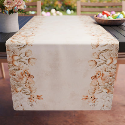 PETTI Artigiani Italiani - Easter Table Runner, Table Runner in Digital Print, 100% Made in Italy | Elegance for the Easter Table
