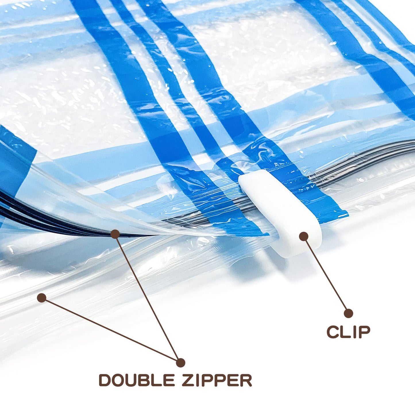 STORAGE MASTER Vacuum Storage Bags, Space Saver Bags 80% More Storage Space, With Hand Pump (8, Jumbo)