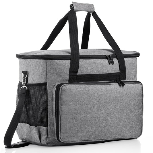 Elsjoy Sewing Machine Case, Sewing Machine Tote Bag Universal Carrying Bag with Removable Padding Pad, Portable Sewing Machine Carrying Case Storage