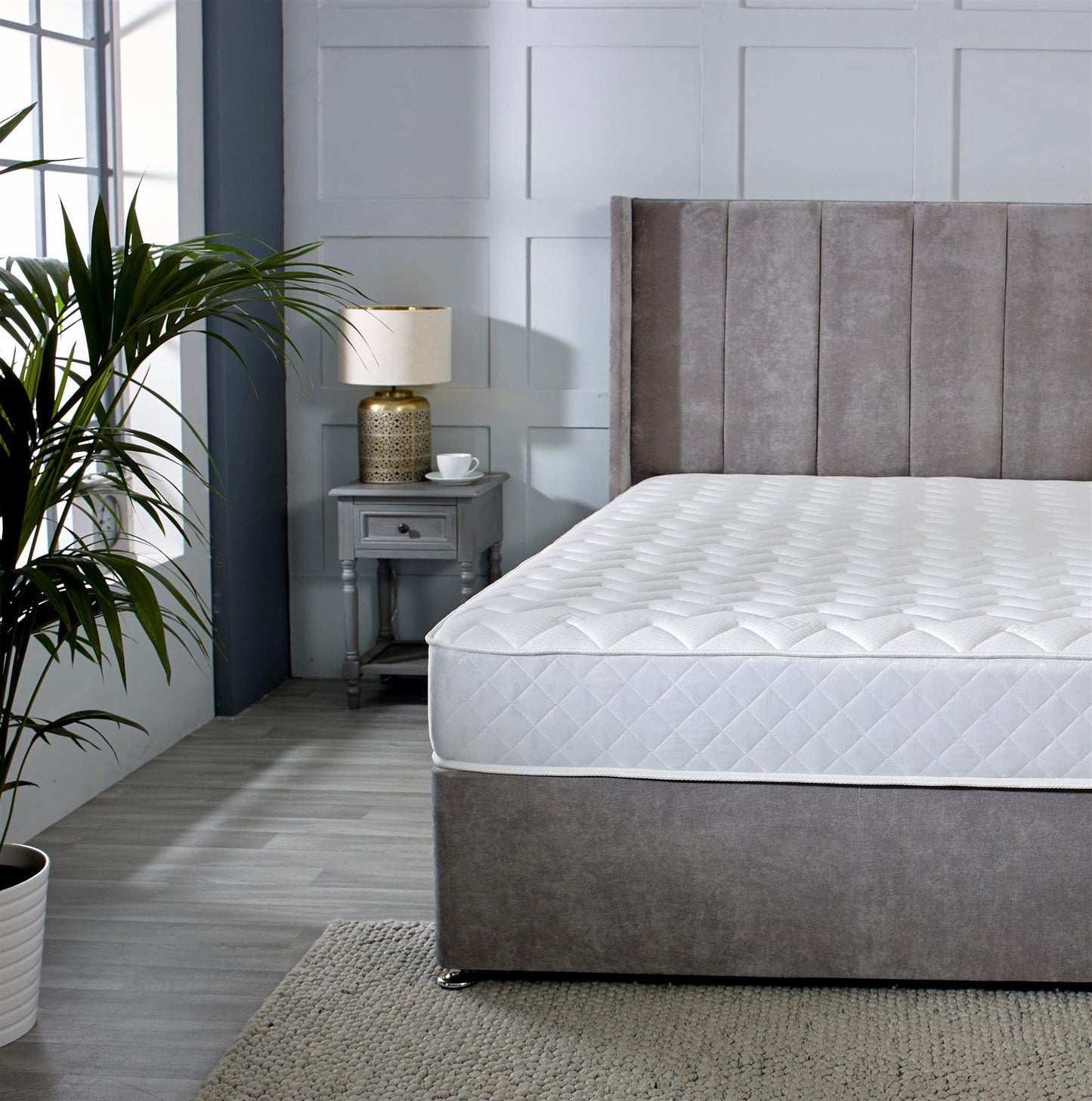 Starlight Beds Astral White Hybrid King Size Mattress - 5ft x 6ft6