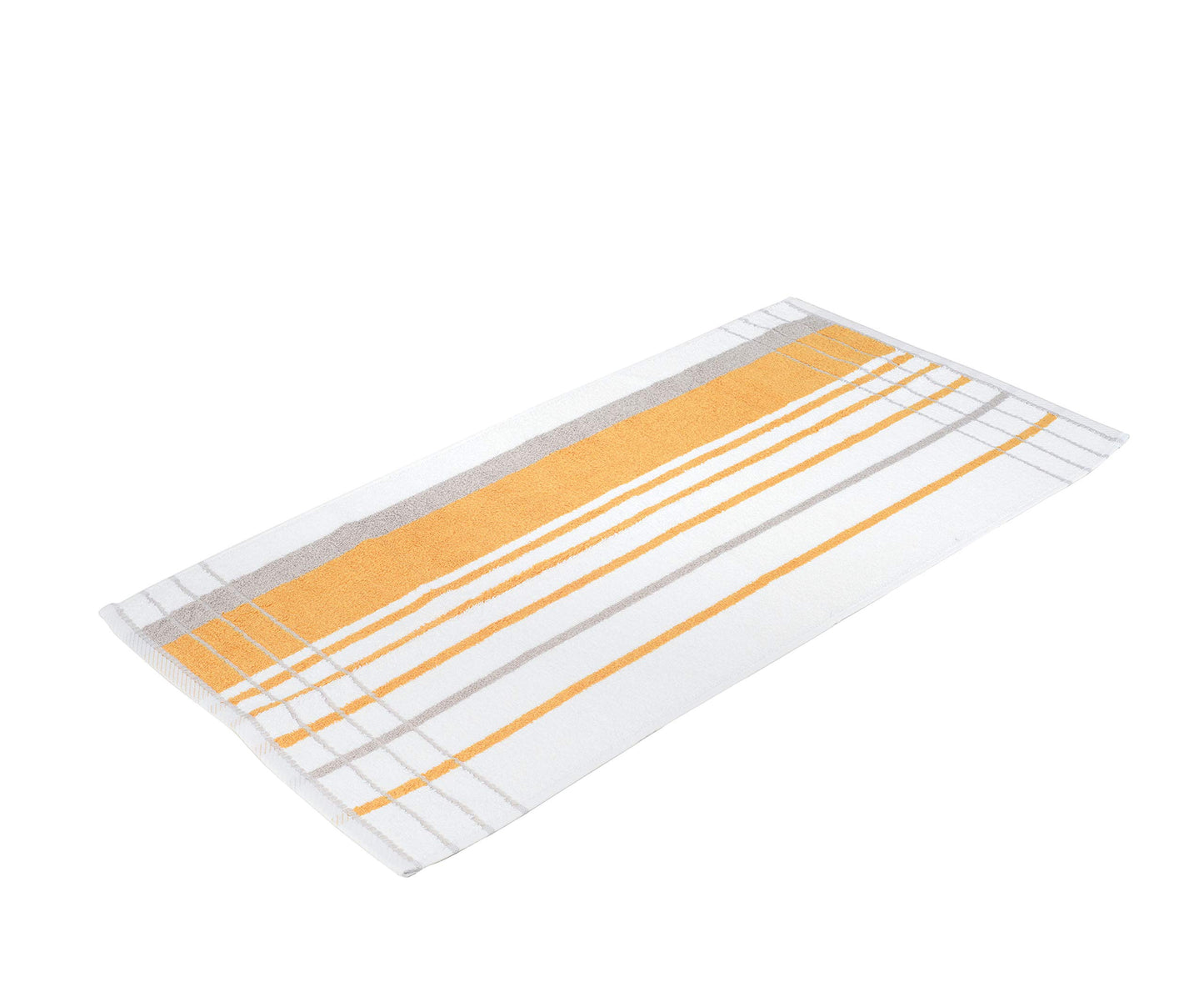 Gözze 101-0642-5" Berlin 1 Bath Towel 70/140 cm, Mais/Taupe, 70 x 140 cm