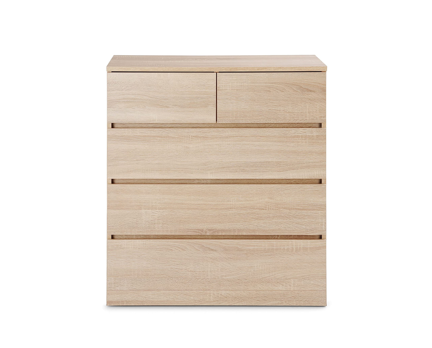 Iris Ohyama, Dresser/Chest of Drawers/Wooden Chest of Drawers/Dresser with 5 Drawers Runner, Easy Assembly, Modern Design, Office, Living Room