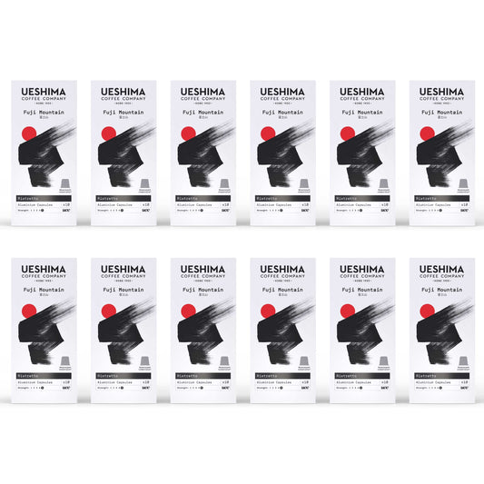 Ueshima Fuji Mountain Coffee Capsules - 12 Packs Of 10 Capsules (120 Cups)