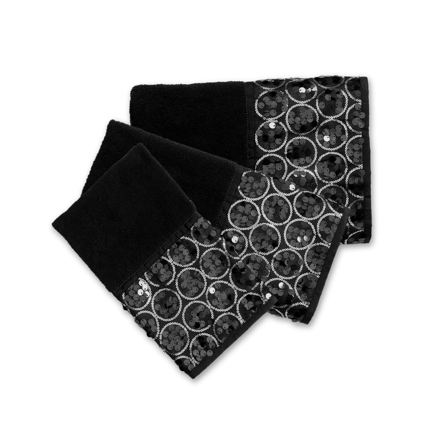 Popular Bath Sinatra Modern Bathroom 3-Piece Towel Set - Bath (24" x 44"), Hand (16" x 27"), Wash (12" x 18") - Luxury Soft
