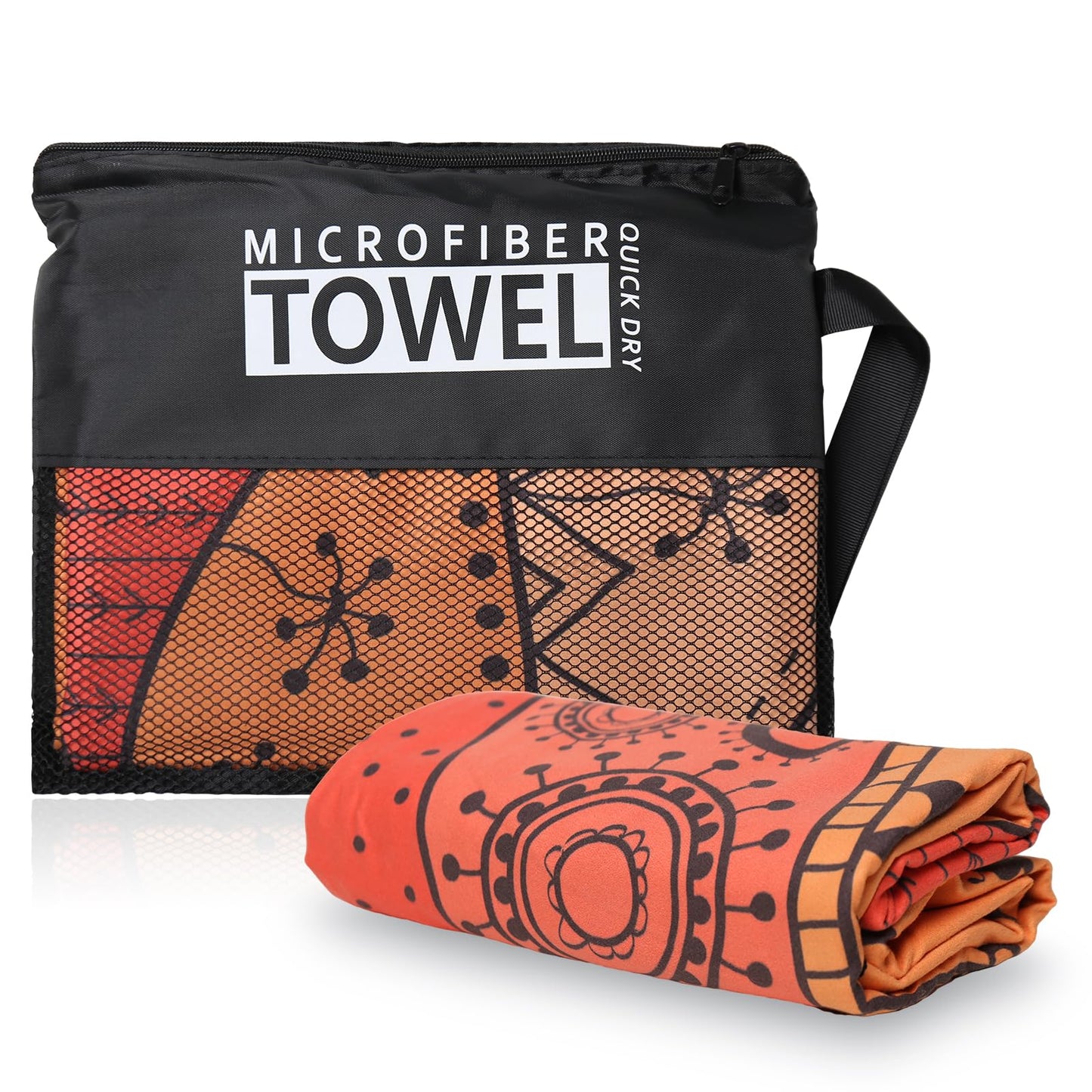 TMEOG Microfibre Beach Towels 180x80cm Extra Large Sand Free Beach Towel for Adults Compact Thin Travel Towel Women Men Lightweight Swim Pool Yoga