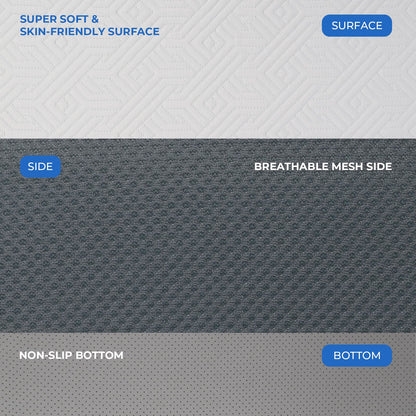 Vesgantti Foldable Mattress 15CM Small Single Folding Memory Foam Mattress