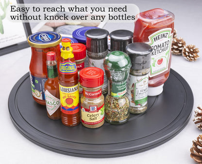 Famgee 12 Inch Heavy Duty Lazy Susan Turntable Rotating Swivel Stand with Steel Ball Bearings for Flat Panel Monitors, Computer, TV, Speakers, Bonsai