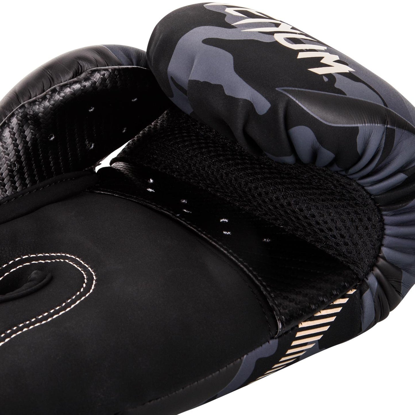 Venum, Impact Boxing Gloves, Unisex Adult, 10 Oz, Dark Camo/Sand