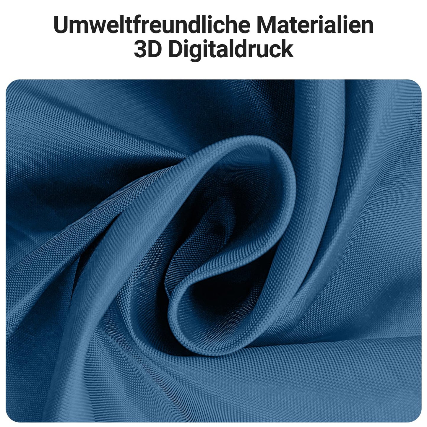 Lerores Shower Curtain, 180 x 200 cm, Dark Blue, Weighted Hem, Anti-Mould Textile, Water-Repellent