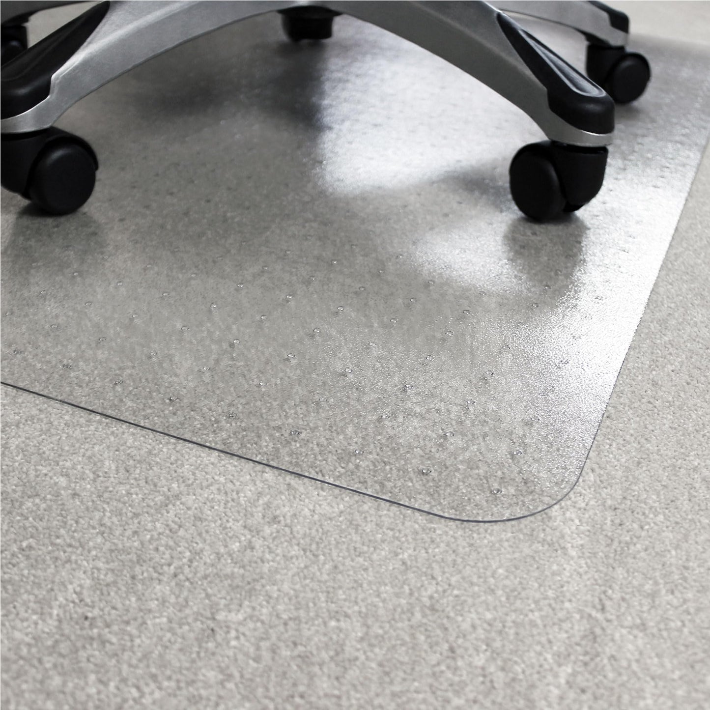 Marvelux Enhanced Polymer Durable Office Chair Mat for Carpets 75 x 120cm