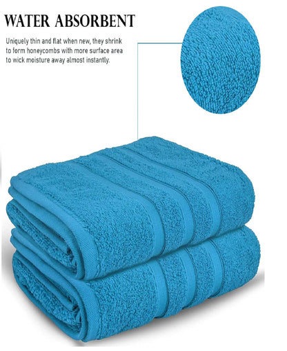 Uk Furniture 2 Pack Extra Large|95x200cm| Super Jumbo Bath Sheet Towels100% Egyptian Cotton 700GSM Super Soft Towel Set. Teal