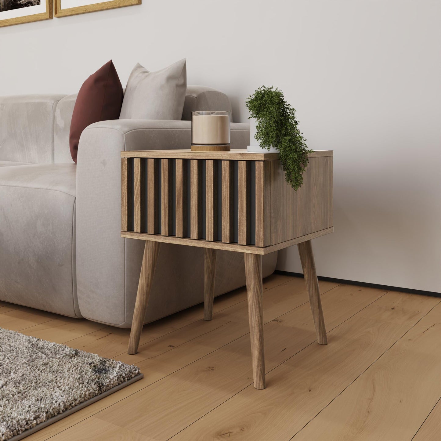 GFW Rowan Lamp Table Oak