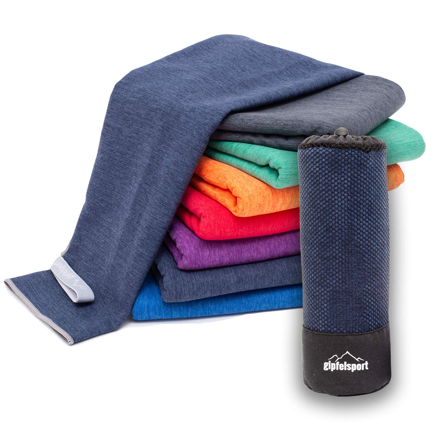 gipfelsport Microfibre Towel | Navy | XS(50x30cm) without bag
