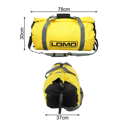 Lomo Dry Bag Roll Top Holdall 60L - Yellow