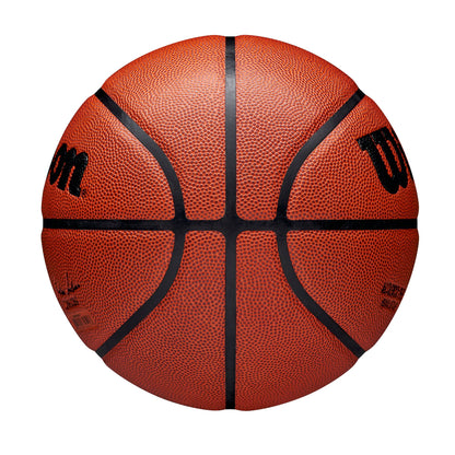 Wilson Basketball, NBA Authentic Series Model, Indoor/Outdoor, Mixed Leather, Size: 7, Brown