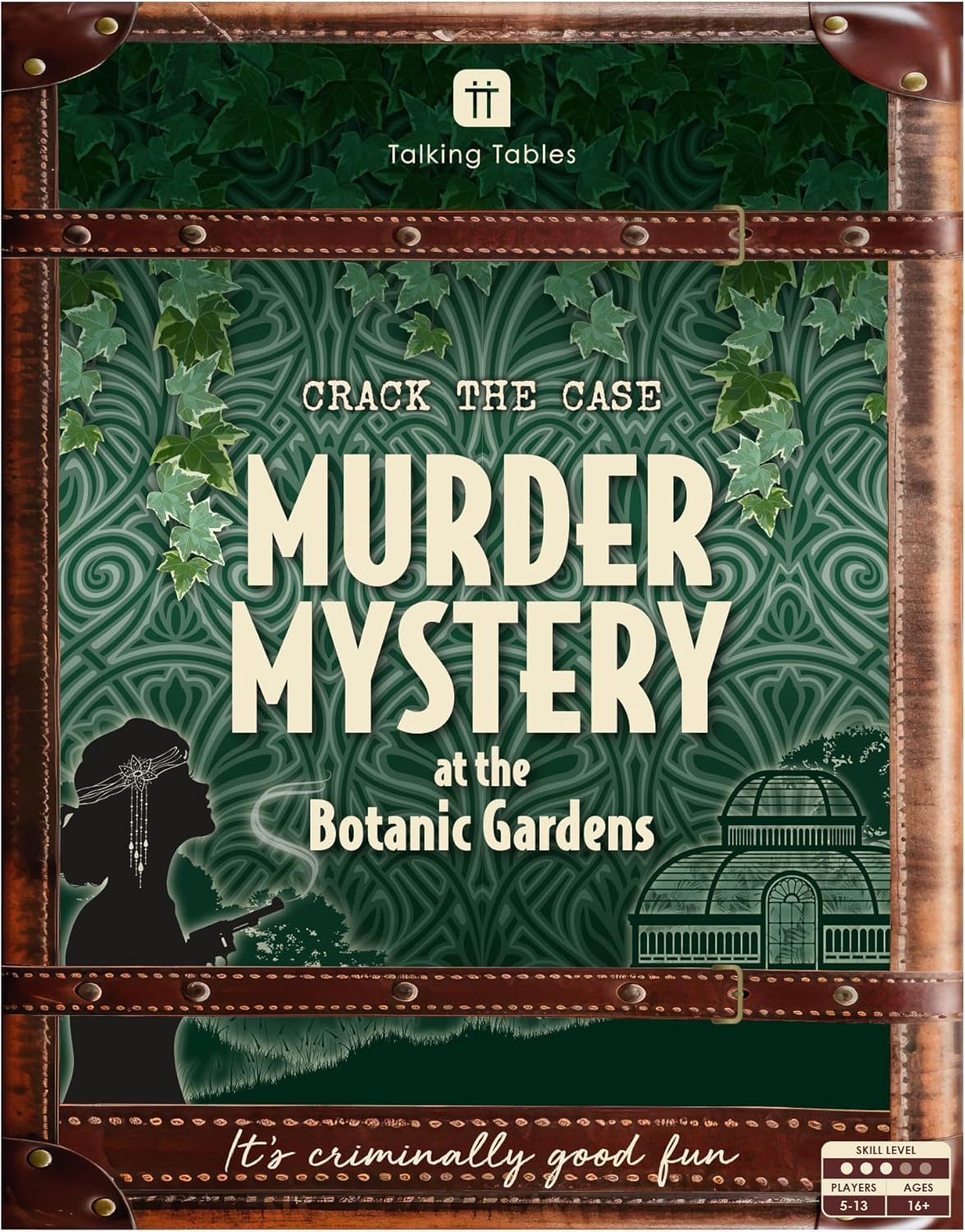 Talking Tables Murder Mystery at the Botanic Gardens Game, Puzzles, Clues, Family Games Adults, Dinner Party, Brain Teaser Puzzles Secret Santa,