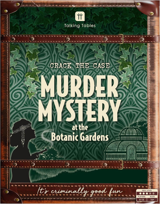 Talking Tables Murder Mystery at the Botanic Gardens Game, Puzzles, Clues, Family Games Adults, Dinner Party, Brain Teaser Puzzles Secret Santa,