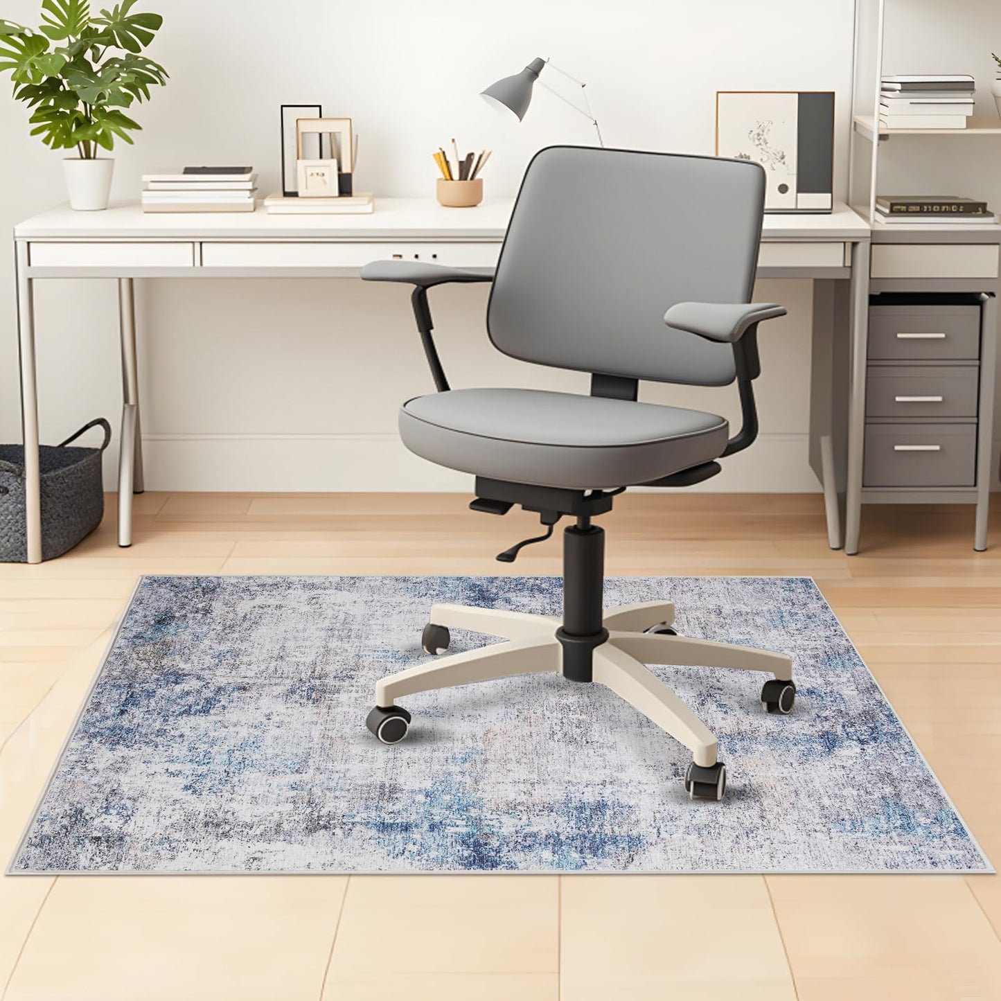 Office Chair Mat 120 x 150 cm, Floor Protector for Office Chair, Anti-Slip