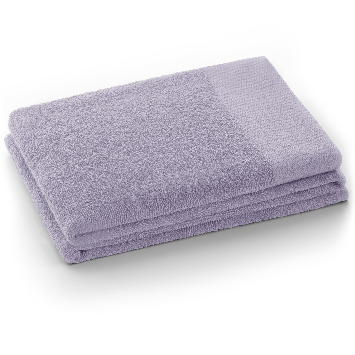 AmeliaHome Set 6pcs 4 Towels 50x100 cm and 2 Bath Towels 70x140 cm 100% Cotton Absorbent Lilac Violet Purple Amari