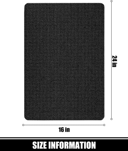 Bingobang Bath Mats Non Slip,Shower Mat Rubber 60x40cm,Extra Soft Anti-Mould, Machine-Washable,For Bathroom Floor,BathtubBlack
