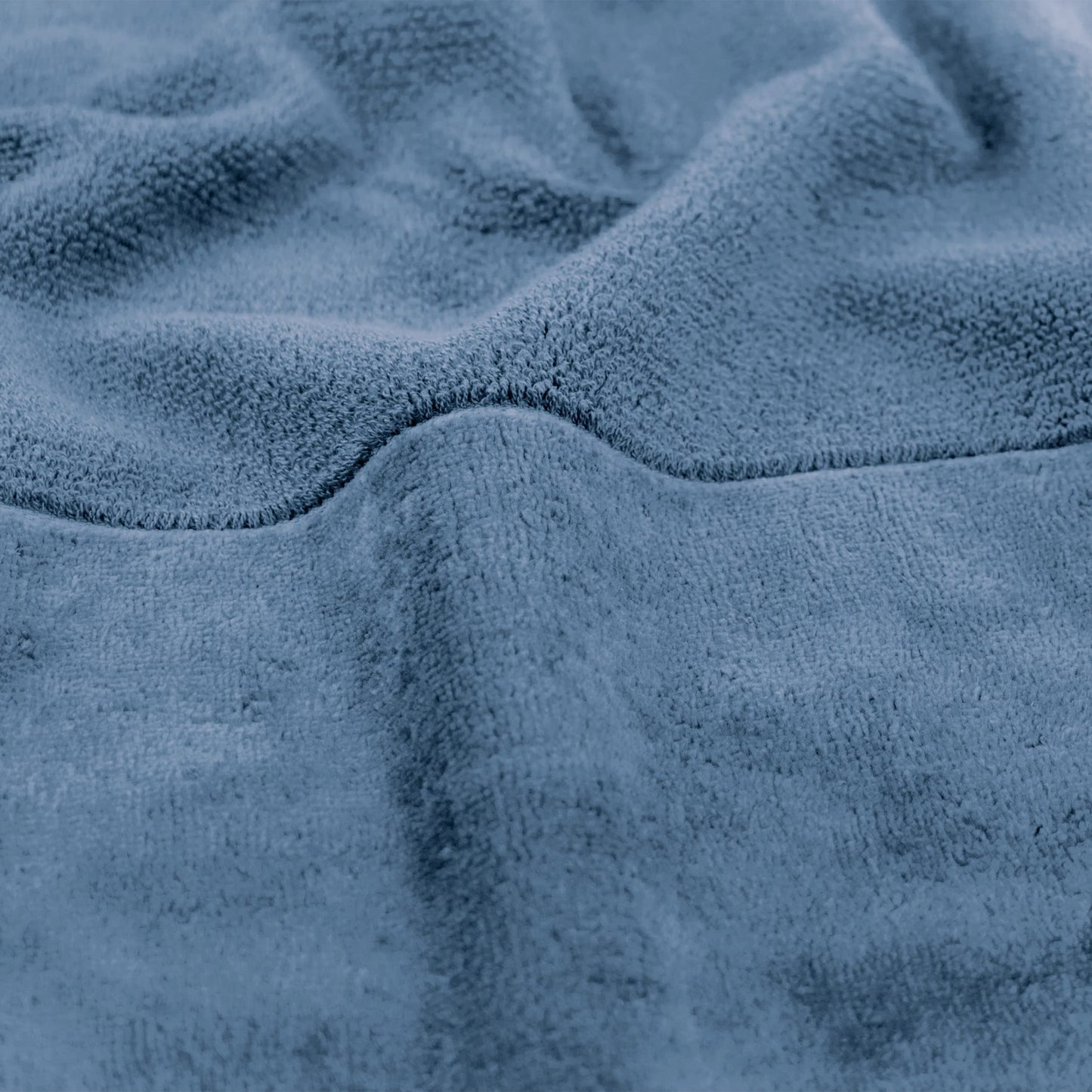 Möve Bamboo Luxe Wash Mitt 15 x 20 cm 60% Cotton / 40% Viscose Bamboo Pulp Steel Blue