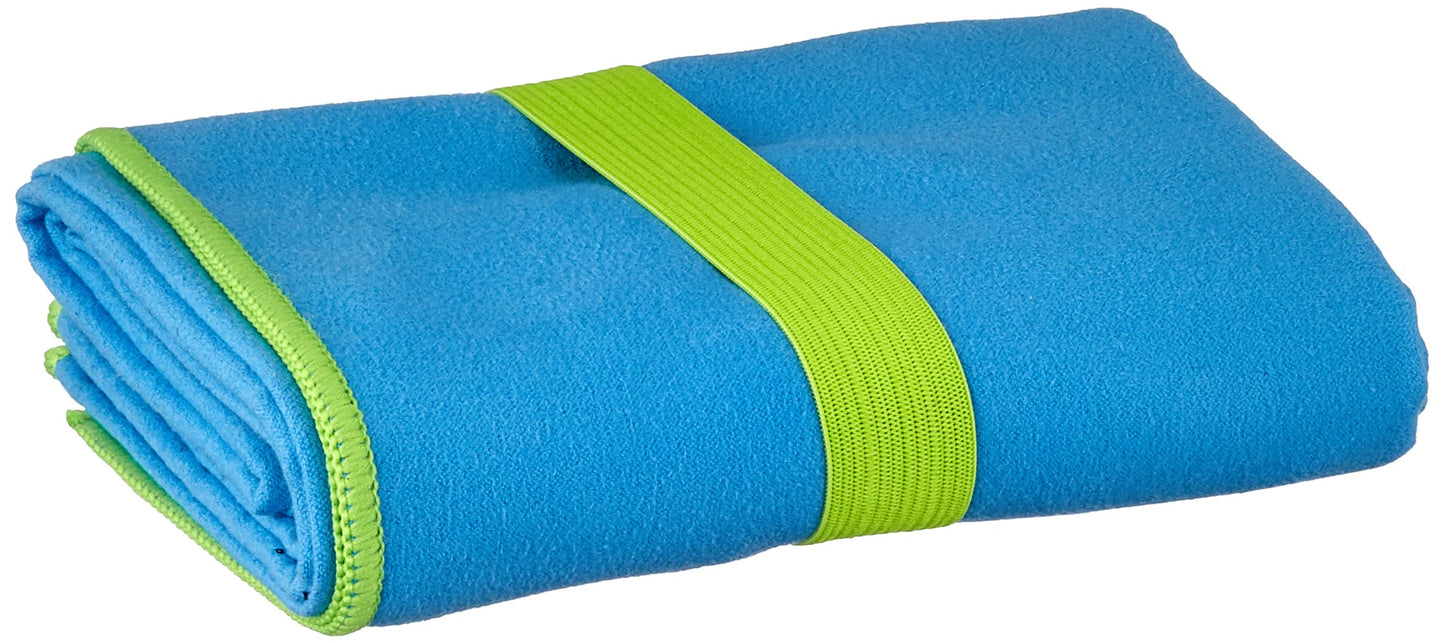 Playshoes Unisex Multifunctional Towel, Bath Towel, Microfibre, 90 x 200 cm, 7 - Blue
