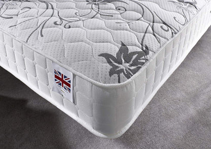 Bed Centre- Ortho Sprung With Memory Foam Quilted Mattress Medium Soft 2ft6 Small Single