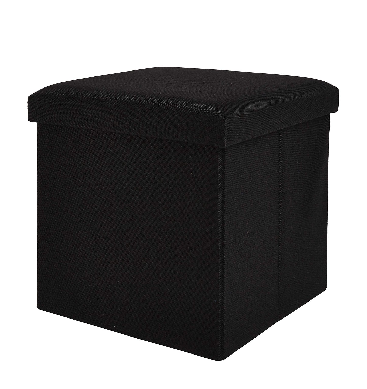 Zuvo Storage Ottoman Fold able Stool Chair and Box in Fabric. Can Hold upto 300kgs, Perfect for Childrens Room, Bedroom, hallway shoe bench