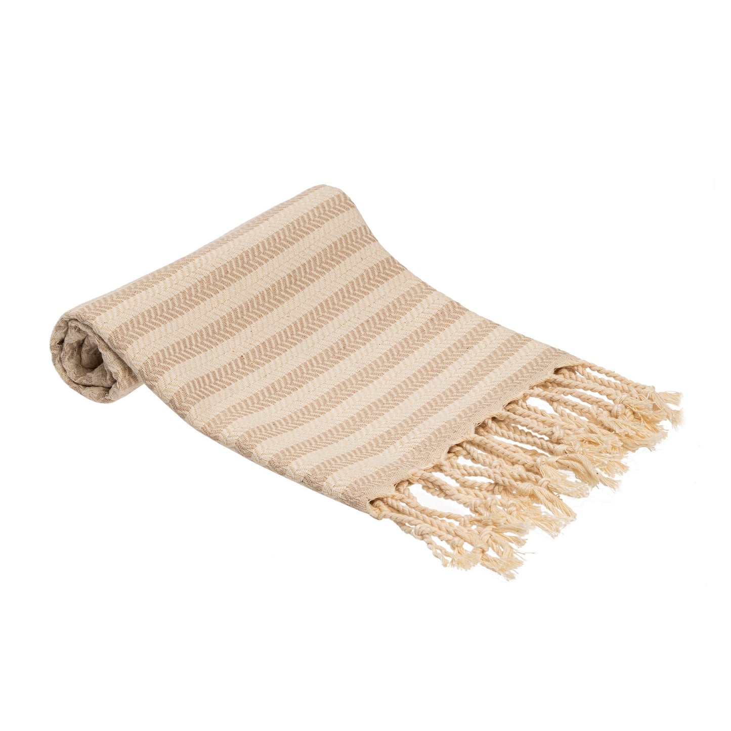 Blue Beach Turkish Towel Striped - 90 x180cm Large Turkish Hammam Peshtemal Towel - Super Absorbent, Quick Dry, Lightweight