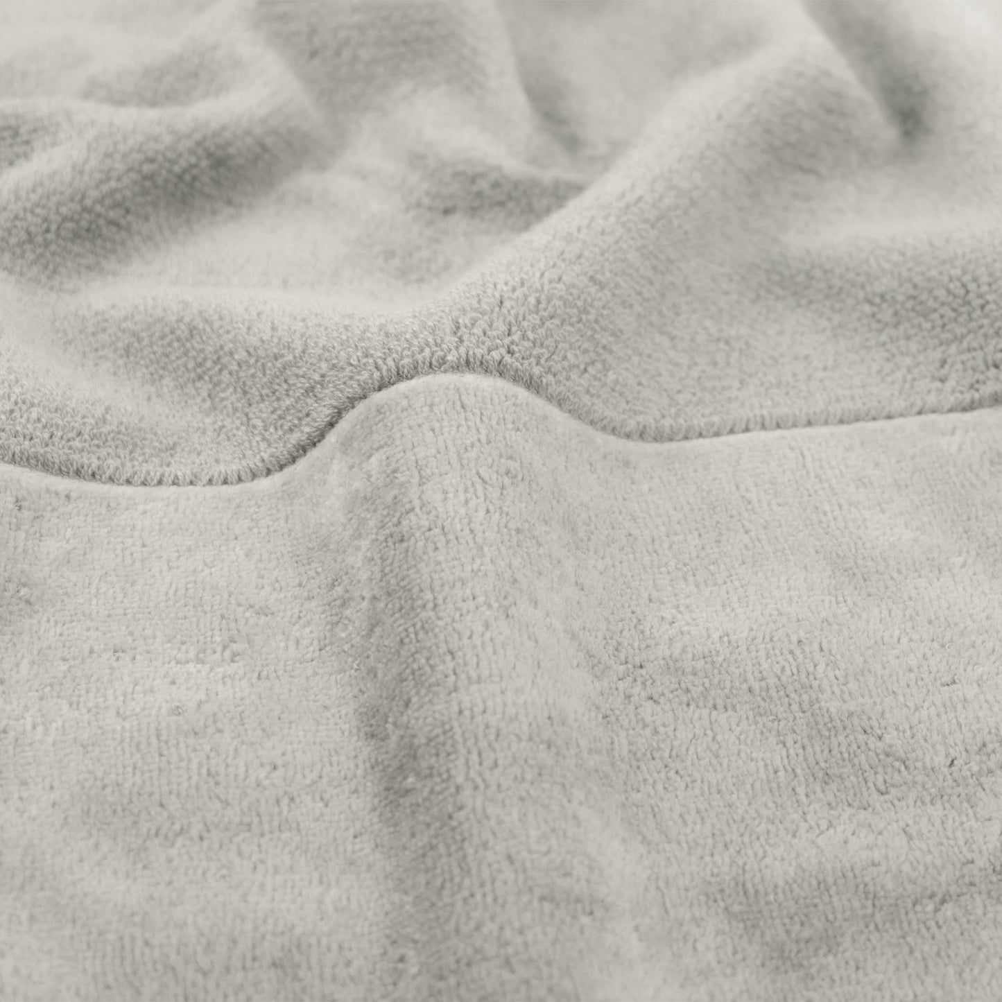 Möve Bamboo Luxe soap cloth 30 x 30 cm made of 60% cotton / 40% viscose from bamboo cellulose, silver grey