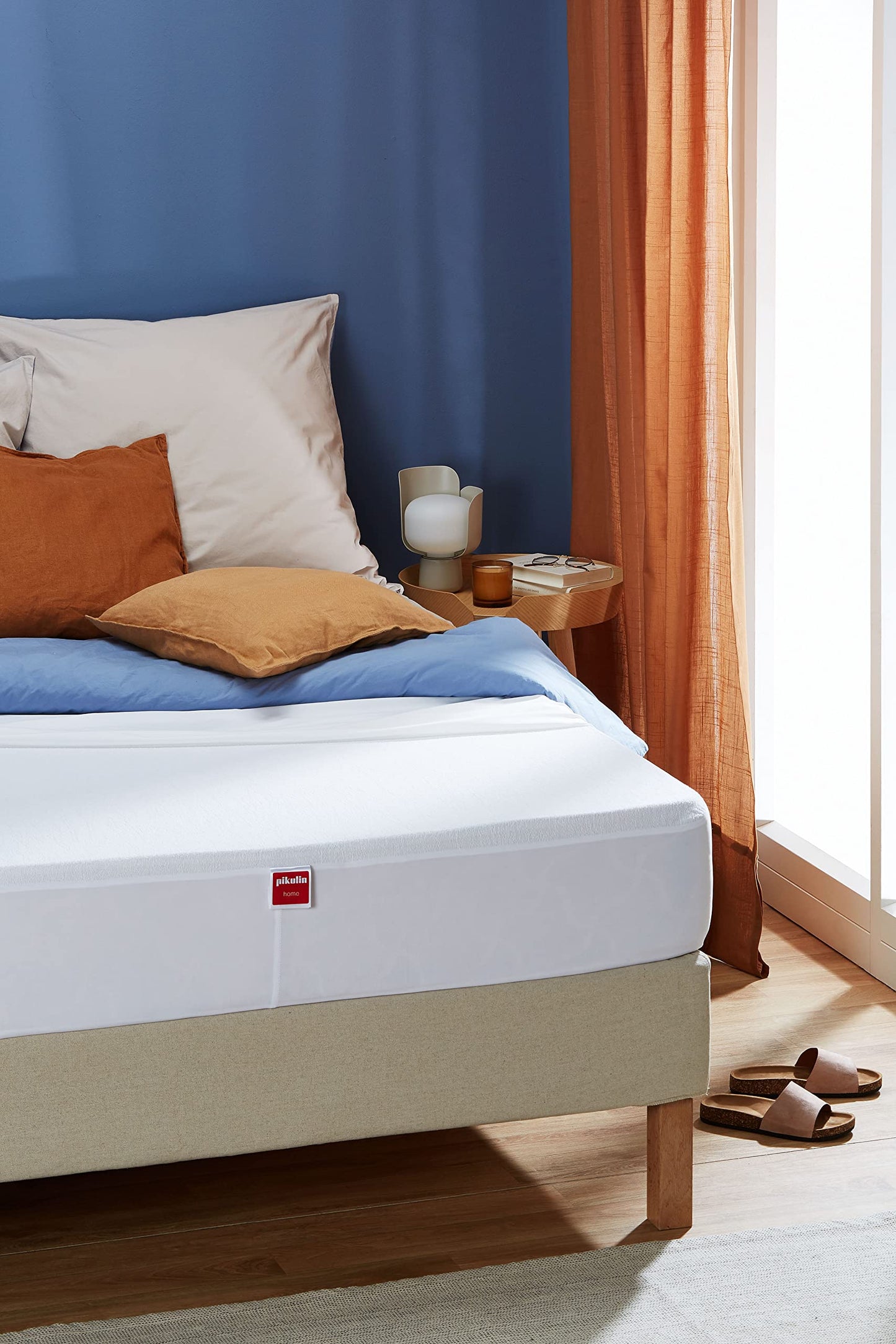 Pikolin Home PP05 Waterproof and Breathable Terry Mattress Protector 100% Cotton, white, 135 x 190/200 cm