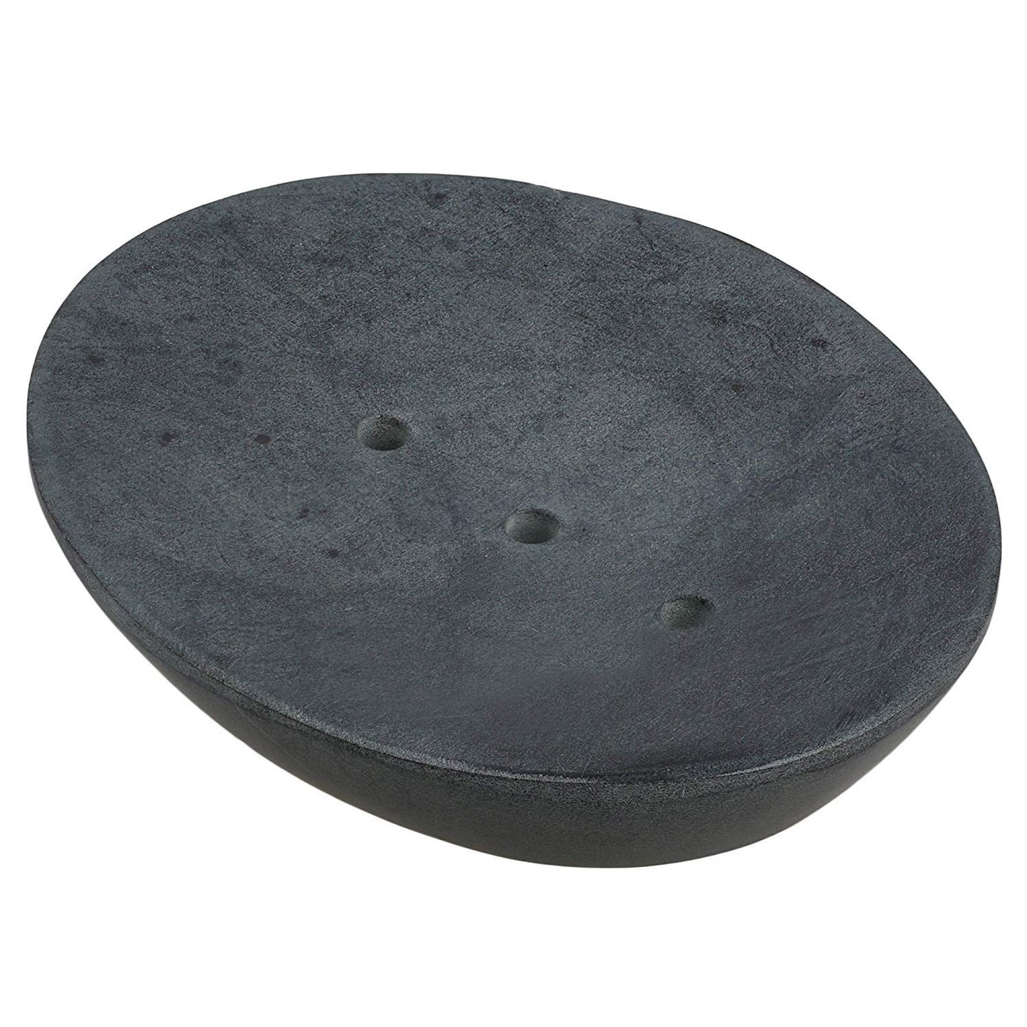 Ajuny Soapstone Soap Dish Holder with Self Drainage for Sink Bars & Sponge