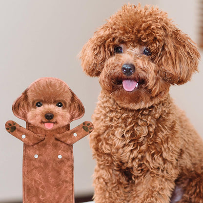 AGRIMONY Poodle Dog Funny Hand Towels for Bathroom Kitchen -Cute Decor Dog Dad Mum Women Fathers Mothers Day Easter Gifts Decorative Hanging