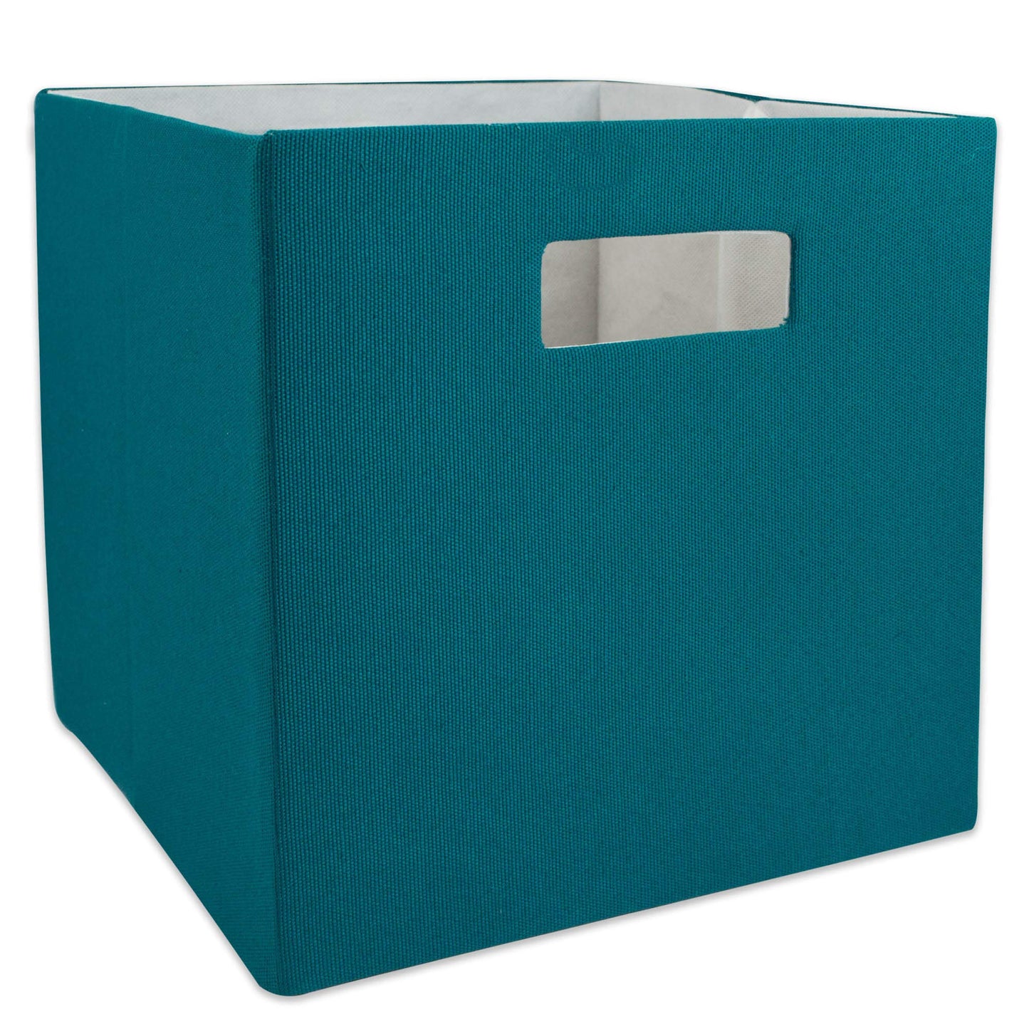 DII Poly-Cube Storage Collection Hard Sided, Collapsible Solid, Large, Teal