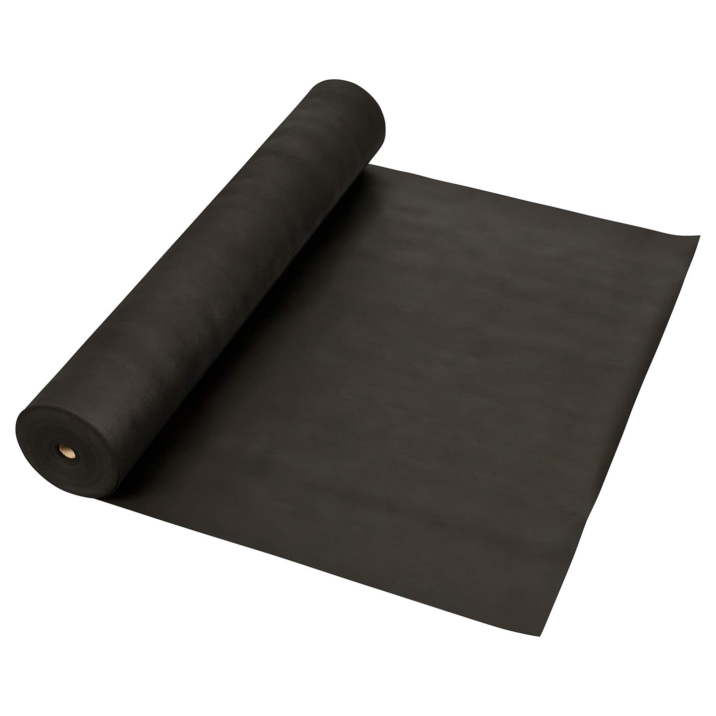 GardenMate 1m x 75m Roll non-woven weed control fabric - UV stabilised black 150gsm landscape ground cover membrane