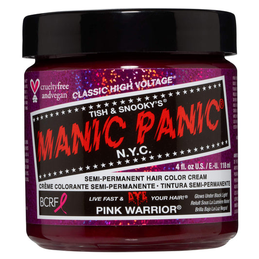 Manic Panic High Voltage? Classic Cream Formula Colour Hair Dye 118ml (Pink Warrior)