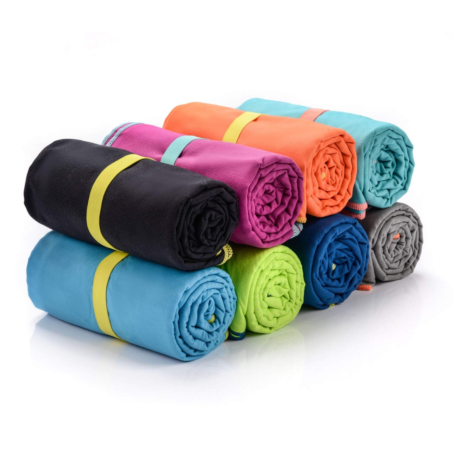 meteor microfibre towel – Lightweight travel towel for gym, swimming, backpacking – Compact & quick-dry gym towels with carry pouch
