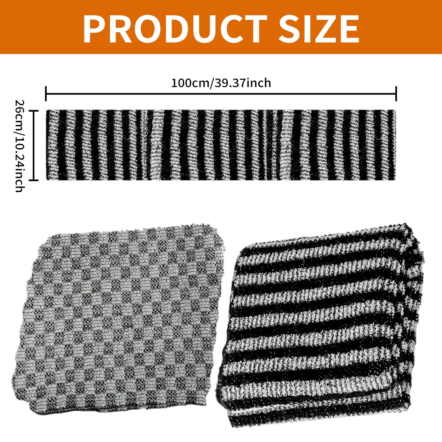 Exfoliating Towel, Exfoliating Antibacterial Shower Towel, Japanese Washcloth Exfoliating Towels for Men Women