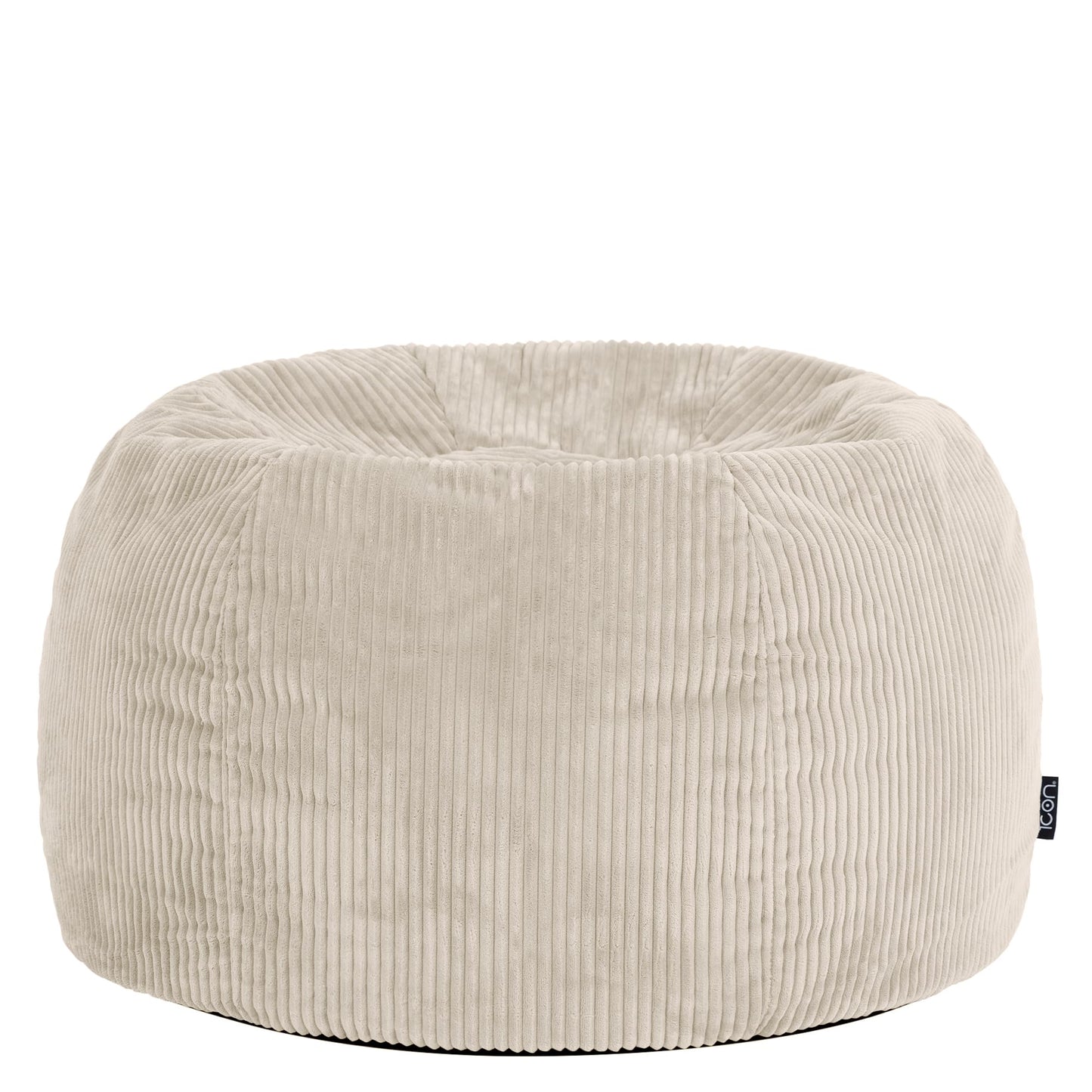 icon Kingston Cord Bean Bag with Filling Included, Beige