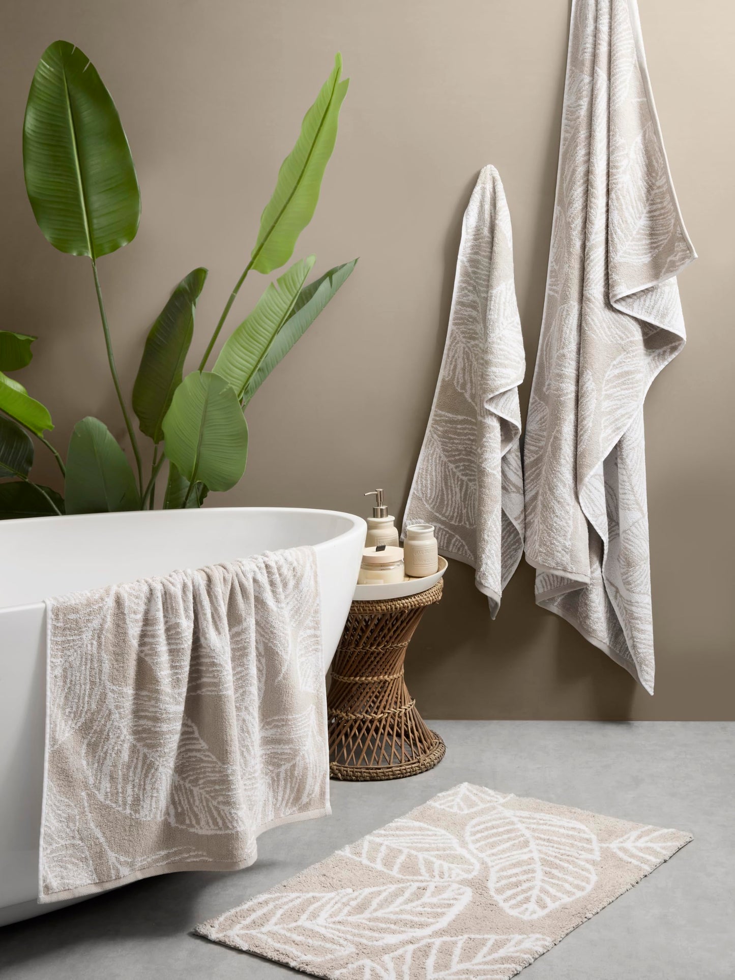 Fusion Bathroom - Matteo - Hand Towel 50 x 90cm in Natural