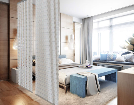 YourCasa - Hanging Room Divider [Design Element] Eye-catching and Decoration in Any Room | Divider is Translucent - Room Divider 118 x 240 cm - Screen