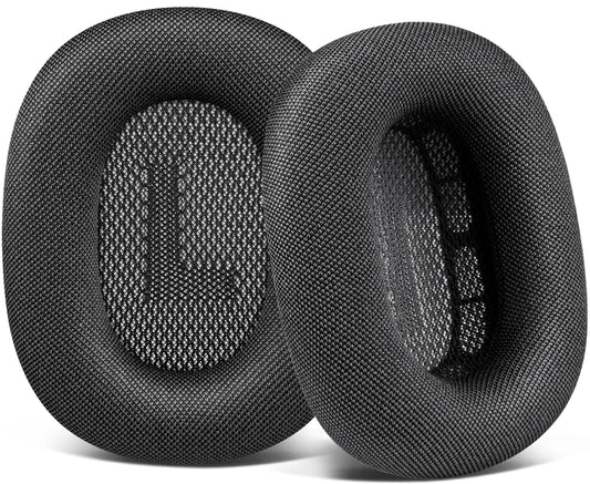 SOULWIT Replacement Earpads for Airpods Max Over-Ear Headphones, Ear Pads Cushions with Durable Mesh Fabric, Softer Foam - Space Gray