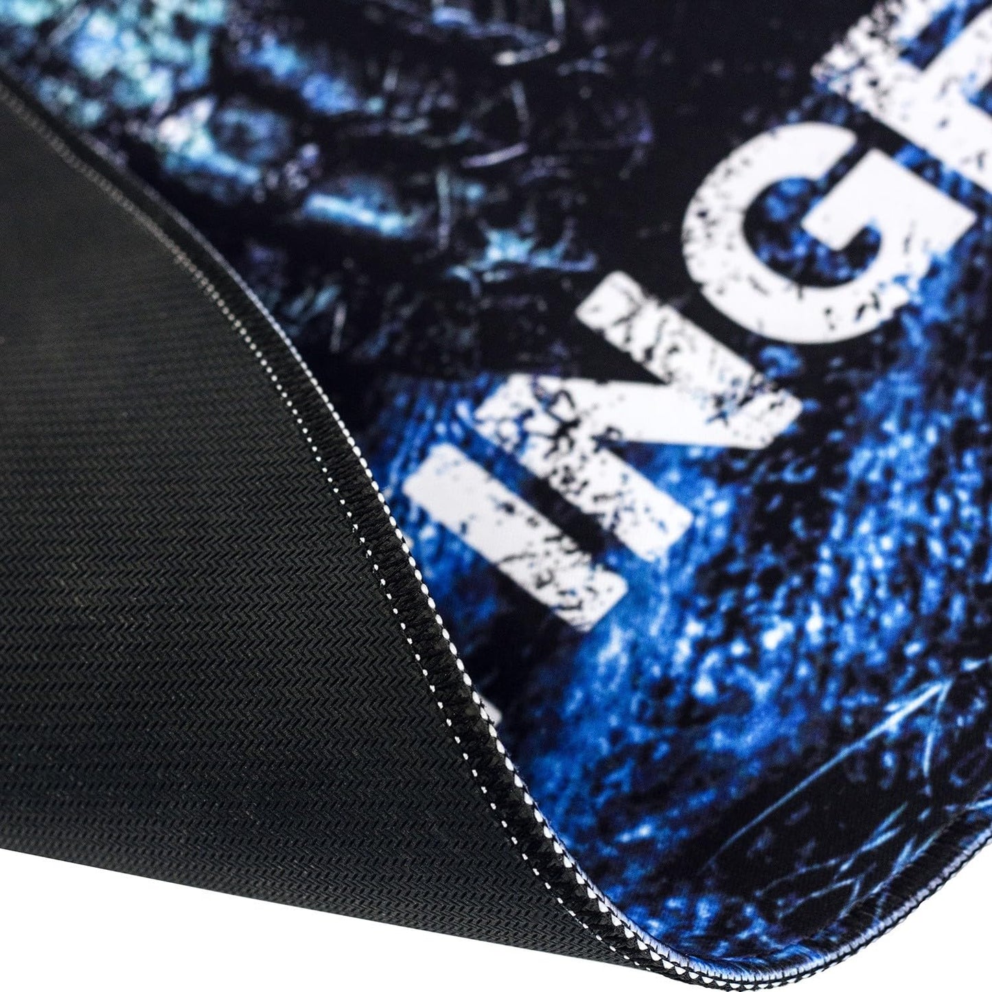 Woxter Stinger Floorpad Blue - Floor Gaming Floor Mat, Flooring - Waterproof, Washable, 100% Microfibre, Diameter 120 cm, Colour Blue