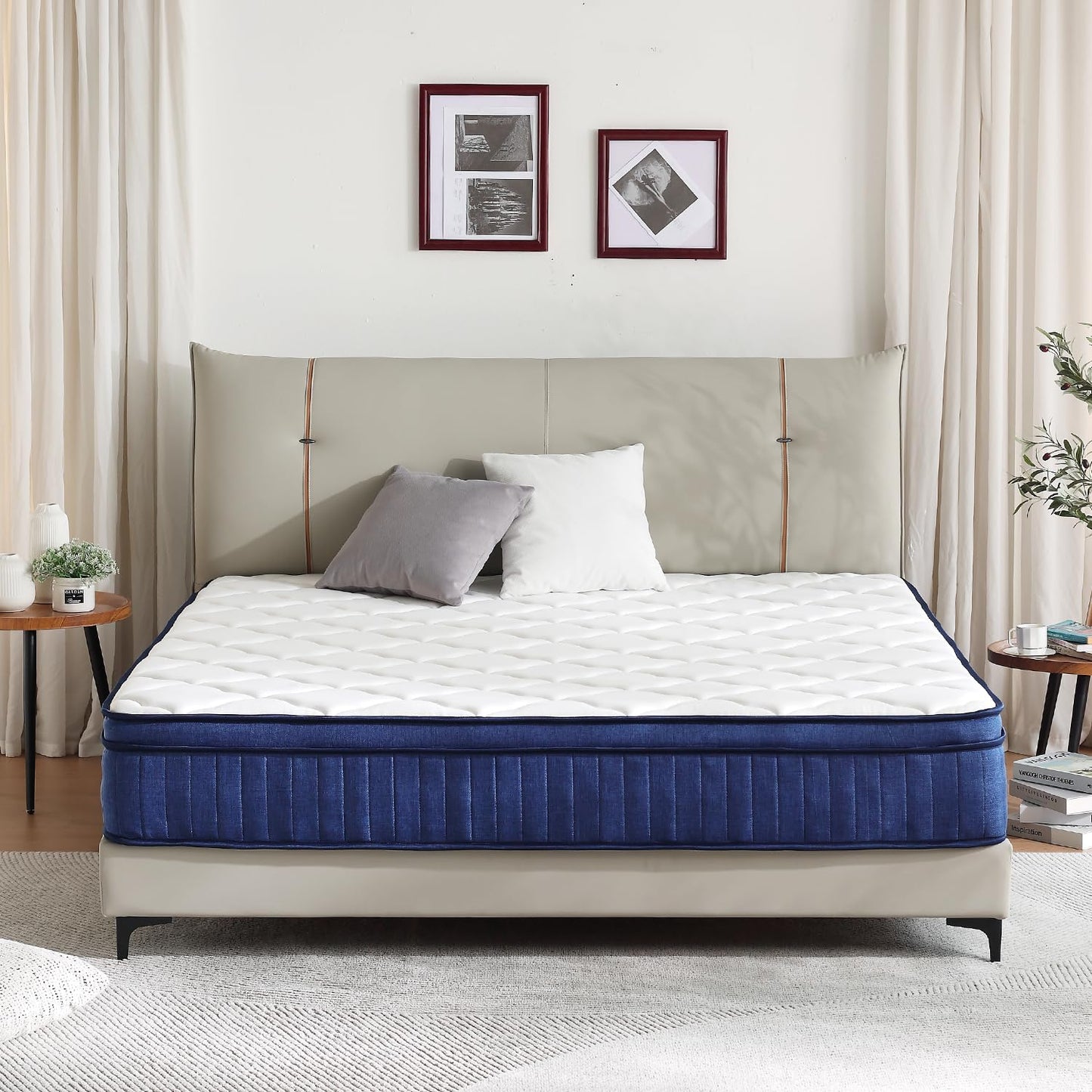 Clou&eir 190x90x25cm Single Memory Foam Spring Mattress