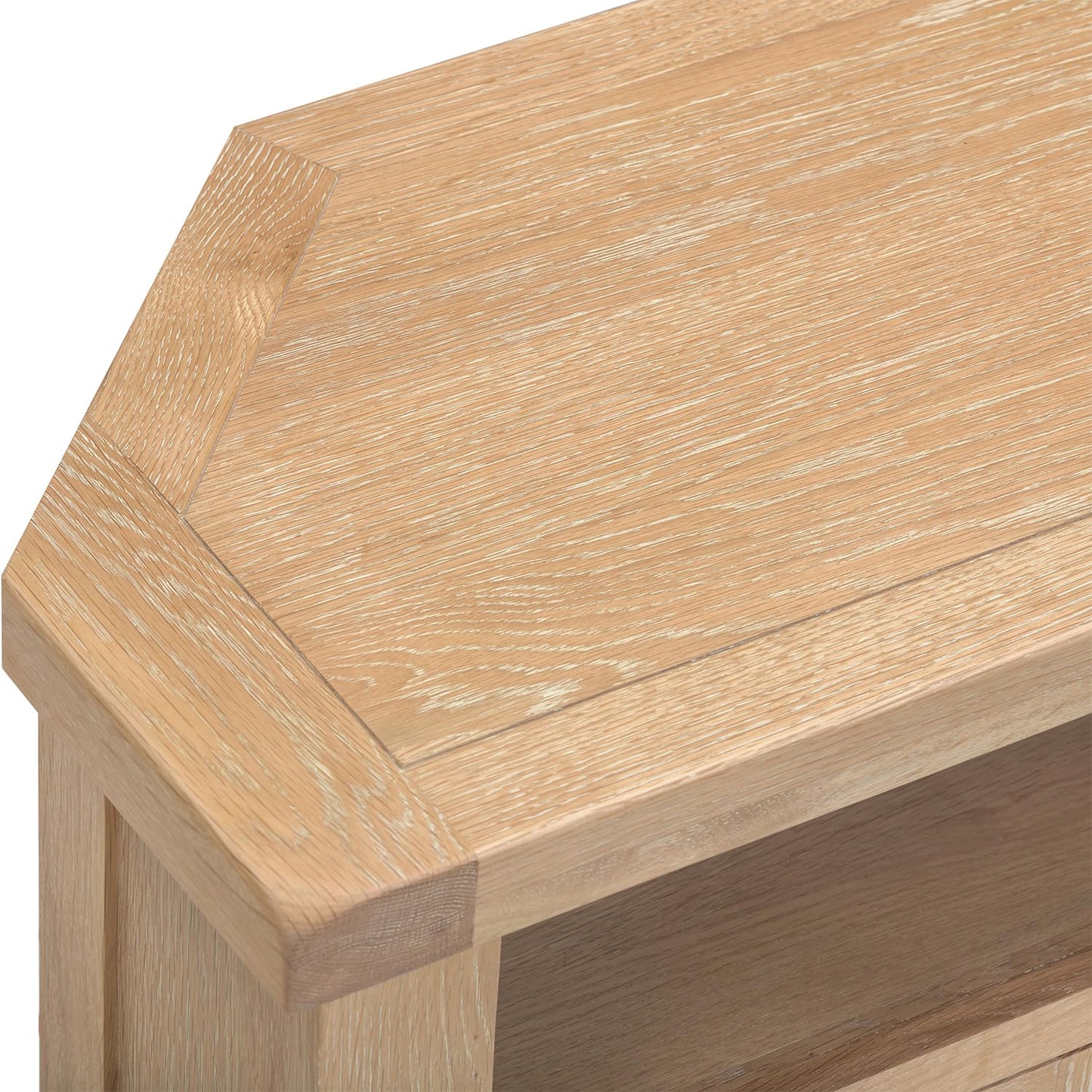 Seconique Windsor Corner Tv Unit in Natural Oak