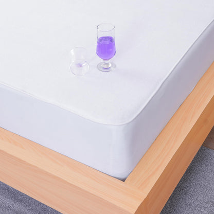 Sheet Story Waterproof Small Double Mattress Protector - 40cm Deep Pocket - Bamboo Fabric, Hypoallergenic and Terry Mattress Protector Small Double