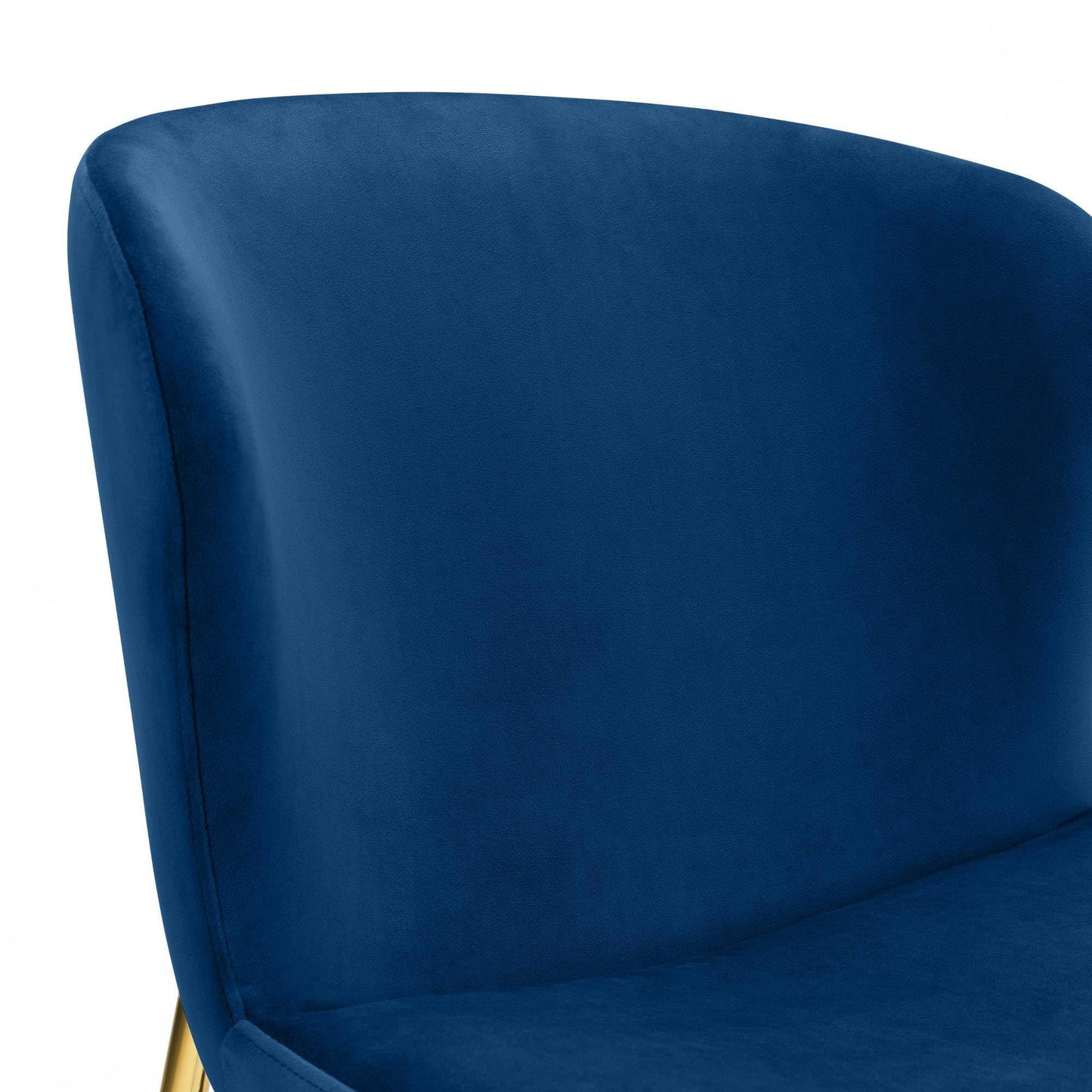 Julian Bowen Harper Dining Chairs, Set of 2, Blue - H82 x W49 x D60cm
